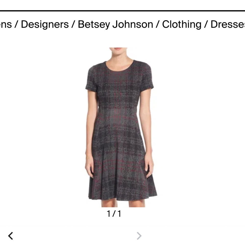 Betsey Johnson Plaid Dress